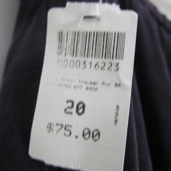 New Coldwater Creek Womens 20W Eggplant Purple Tencel Rayon Pants Slacks $75 NWT - Picture 5 of 8